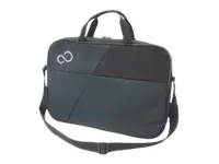 Fujitsu Casual Entry Case 16 - Notebook-Tasche - bis zu 16" - Schwarz mit roten Details - für CELSIUS H7510 (15.6 Zoll); LIFEBOOK E5510 (15.6 Zoll)