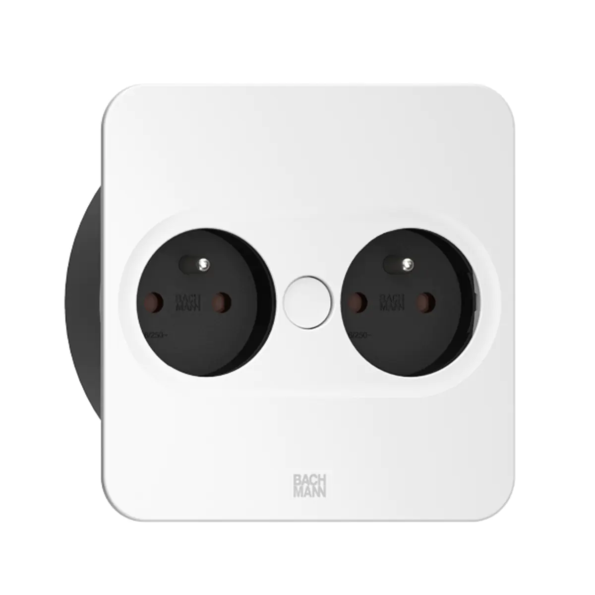 Bachmann TWIST2 2xUTE 2m RAL9010 eckig Aderendhulsen