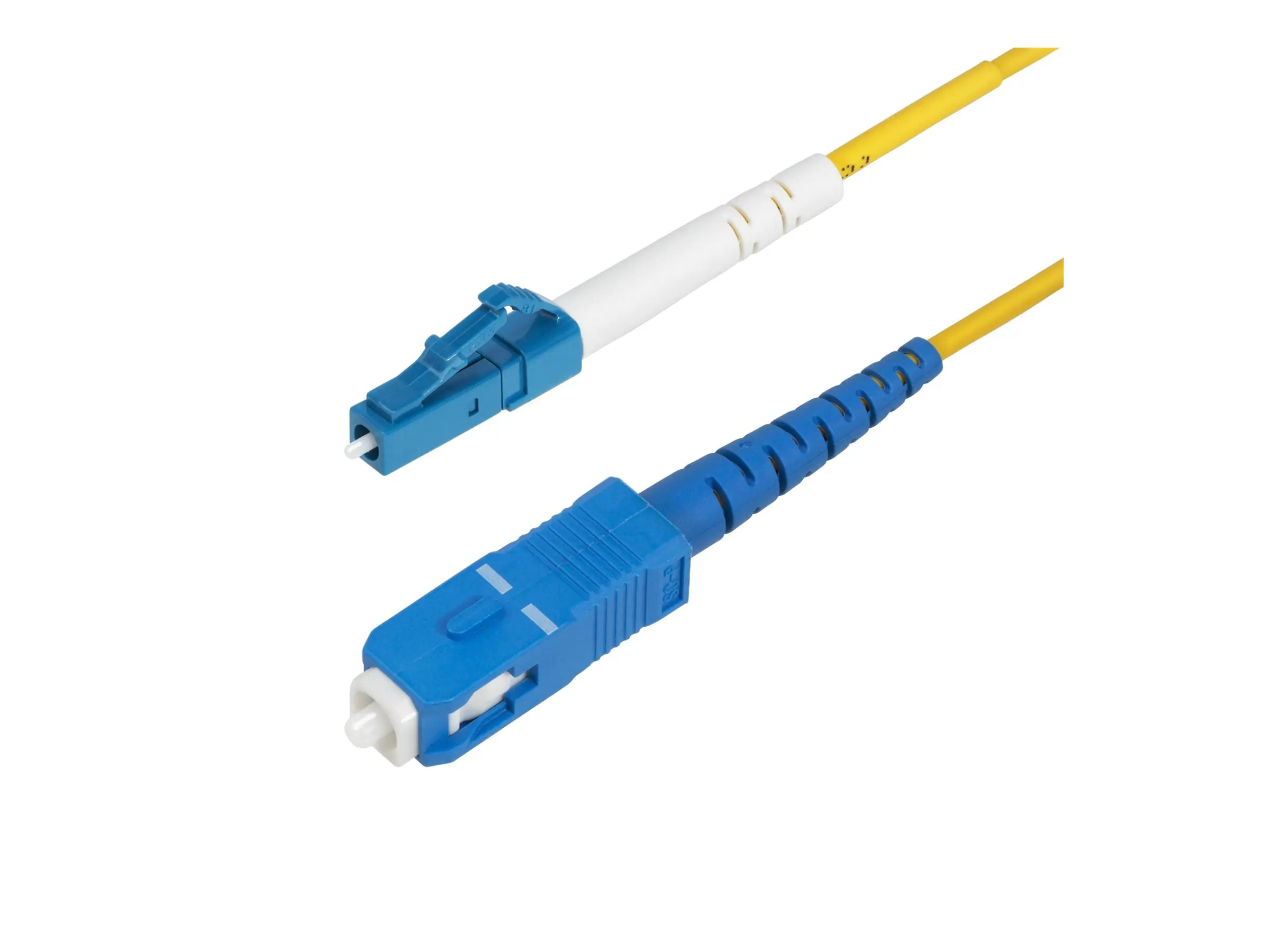 StarTech.com 3m (9.8ft) LC to SC (UPC) OS2 Single Mode Simplex Fiber Optic Cable, 9/125µm, Laser Op
