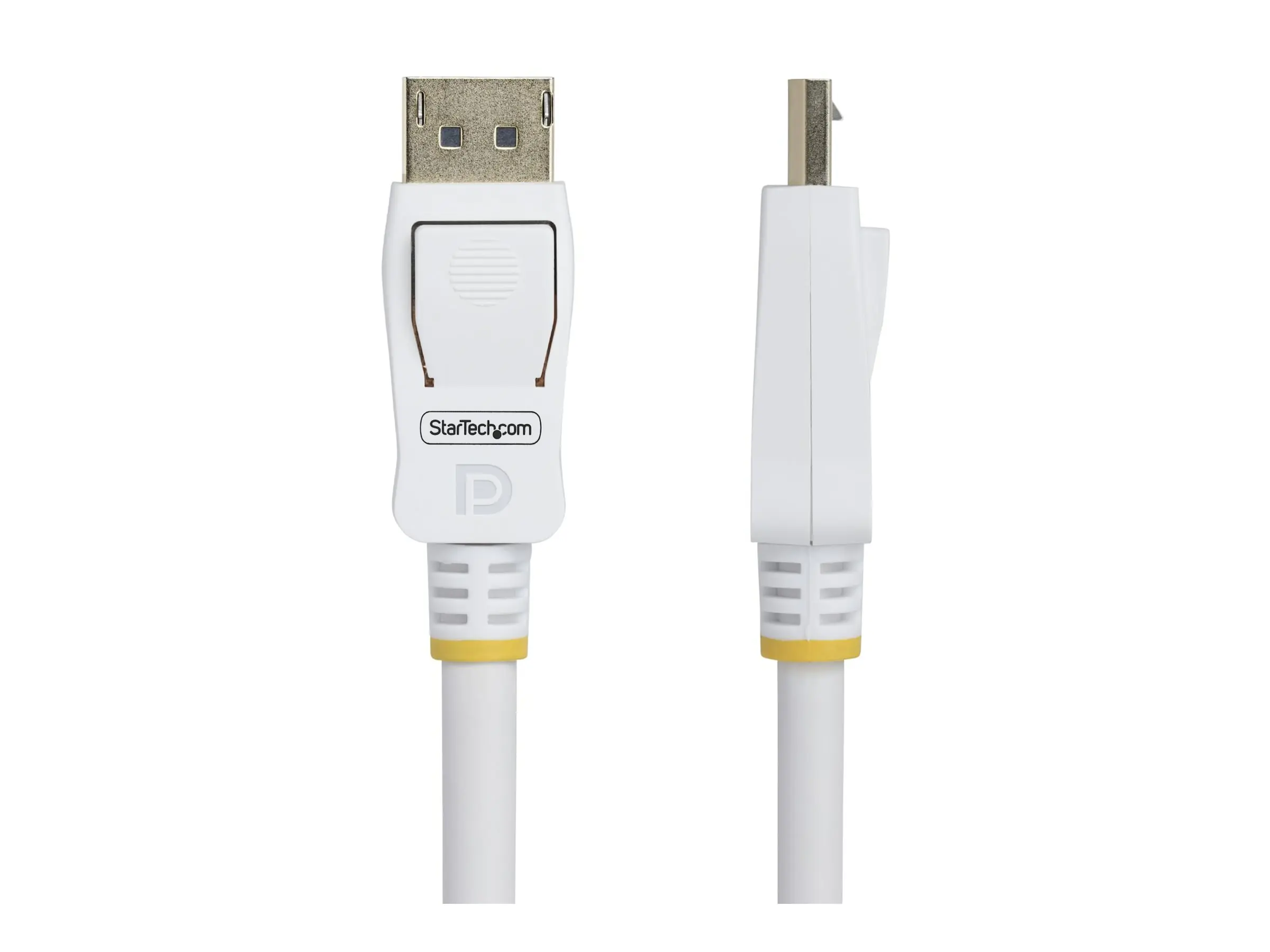 StarTech.com 6ft White VESA Certified DisplayPort 1.2 Cable with Latches - DisplayPort-Kabel - Displ