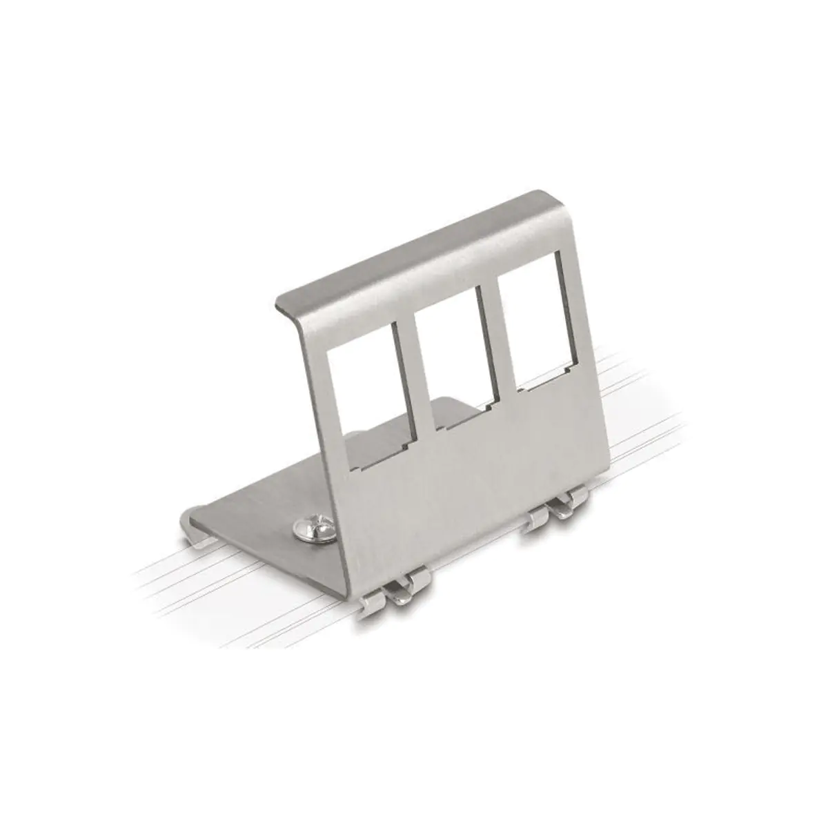 VALUE Hutschienen-Adapter f. 3 Keystone -Module