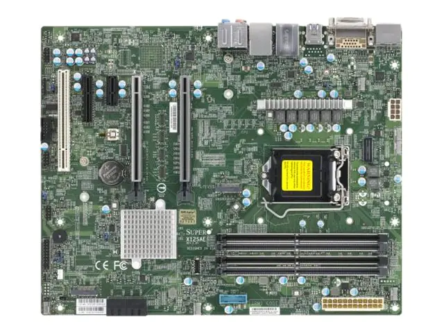 SUPERMICRO X12SAE - Motherboard - ATX - LGA1200-Sockel - W480 Chipsatz - USB-C Gen2, USB 3.2 Gen 1, USB 3.2 Gen 2 - Gigabit LAN, 2.5 Gigabit LAN - Onboard-Grafik (CPU erforderlich) - HD Audio