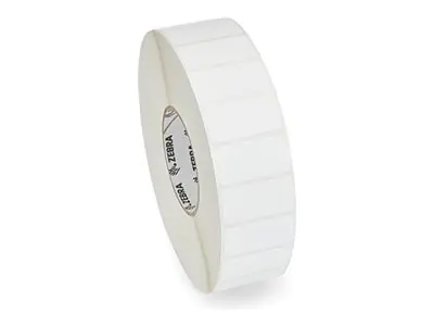 Zebra CryoCool 8100T - Polyester - permanenter Acrylklebstoff - 142 Mikron - Satin White - 51 x 25 mm (1 Rolle(n) SAMPLE35938