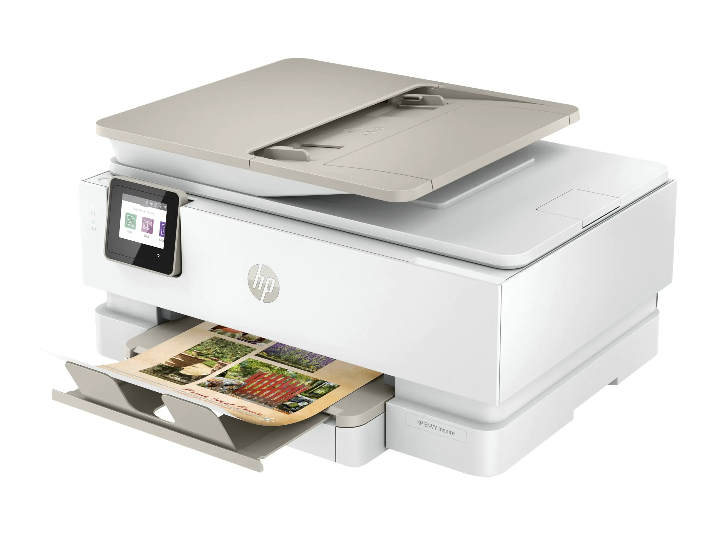 HP Envy Inspire 7920e All-in-One - Multifunktionsdrucker - Farbe - Tintenstrahl - 216 x 297 mm (Original) - A4/Legal (Medien) - bis zu 13 Seiten/Min. (Kopieren) - bis zu 15 Seiten/Min. (Drucken) - 125 Blatt - USB 2.0, Wi-Fi(ac), Bluetooth - mit HP 1 Jahr