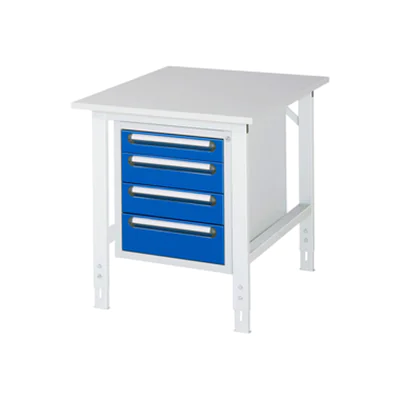 RAU Arbeitstisch Tom 750 x 760-1.080 x 1.000 mm (B x H x T)