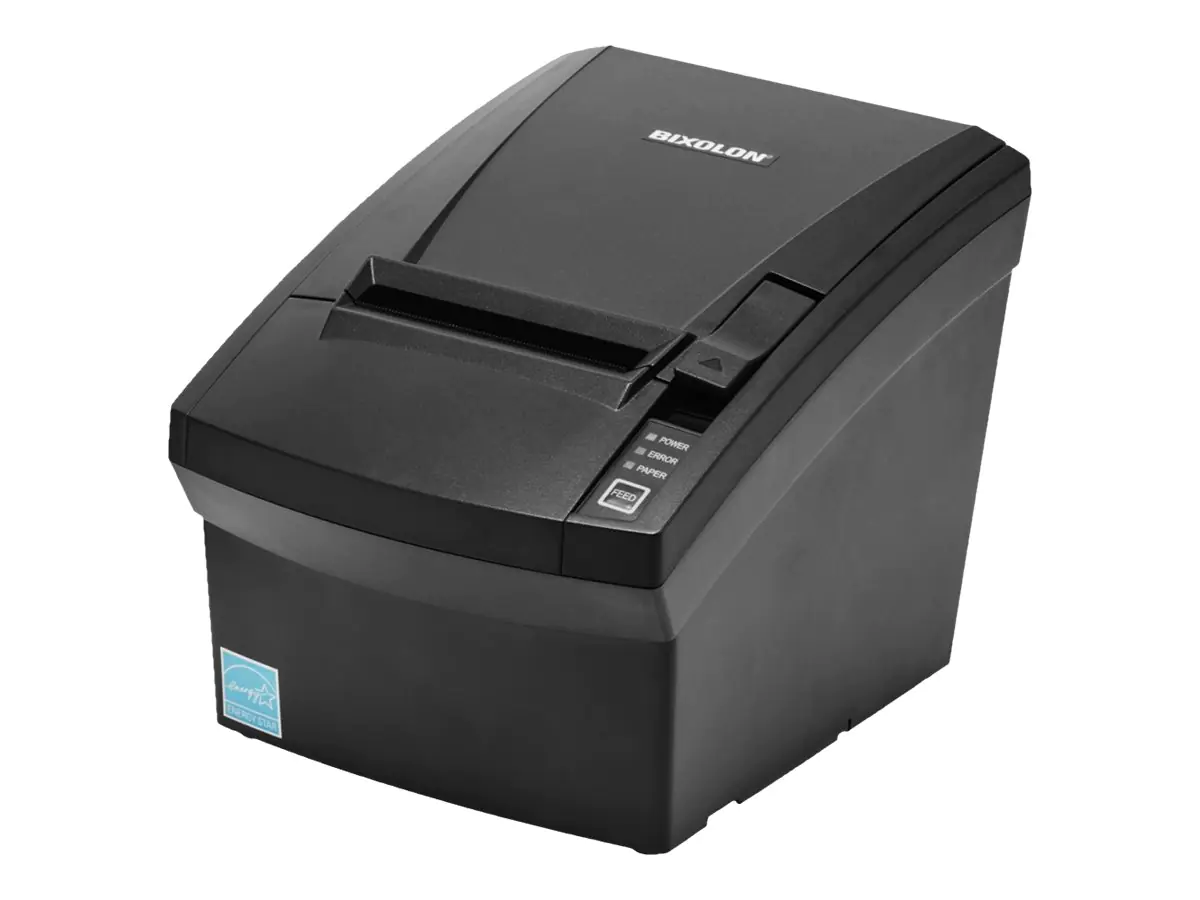 BIXOLON SRP-332II - Belegdrucker - Thermodirekt - 8 cm Rolle - 203 dpi - bis zu 220 mm/Sek. - USB 2.0, LAN, seriell - Cutter - Schwarz