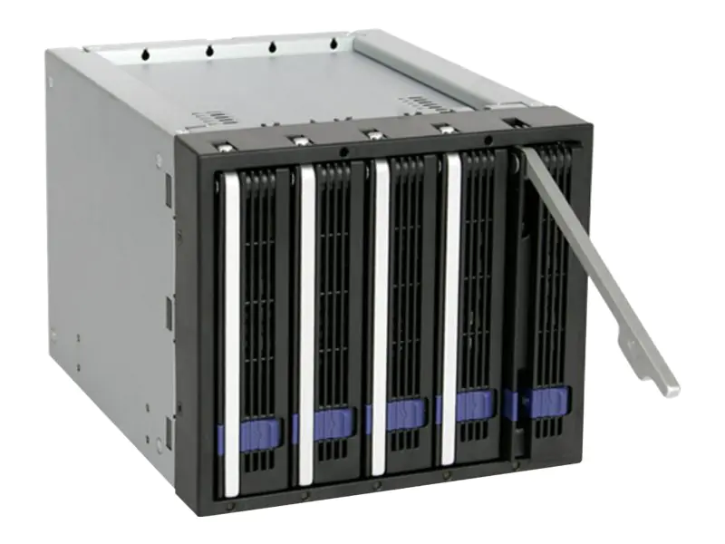 Cremax ICY Dock FatCage MB155SP-B - Gehäuse für Speicherlaufwerke mit Lüfter - 3.5" (8.9 cm) - Schwarz