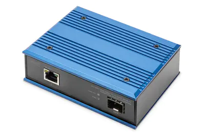 Digitus Professional DN-652103 - Medienkonverter - 1GbE - 10Base-T, 100Base-TX, 1000Base-T, 1000Base-X - RJ-45 / SFP (mini-GBIC) - bis zu 80 km