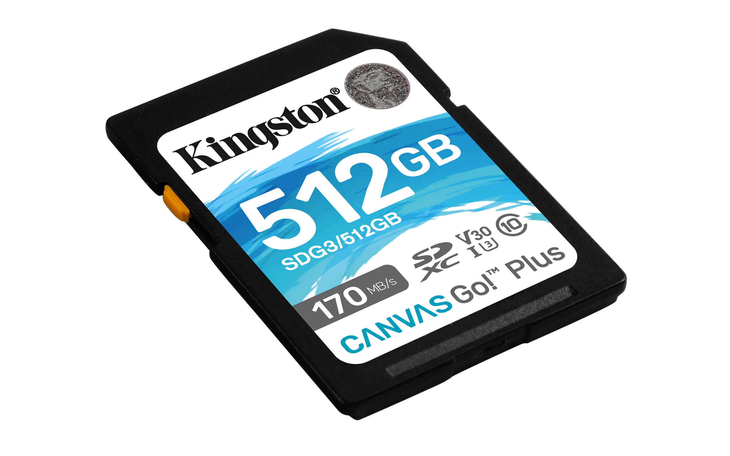 Kingston Canvas Go! Plus - Flash-Speicherkarte - 512 GB - Video Class V30 / UHS-I U3 / Class10 - SDXC UHS-I