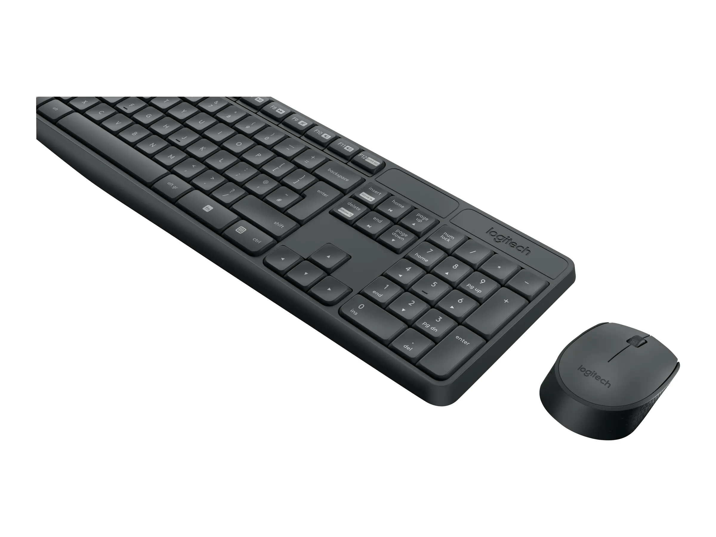 Logitech MK235 - Tastatur-und-Maus-Set - kabellos - 2.4 GHz - Deutsch