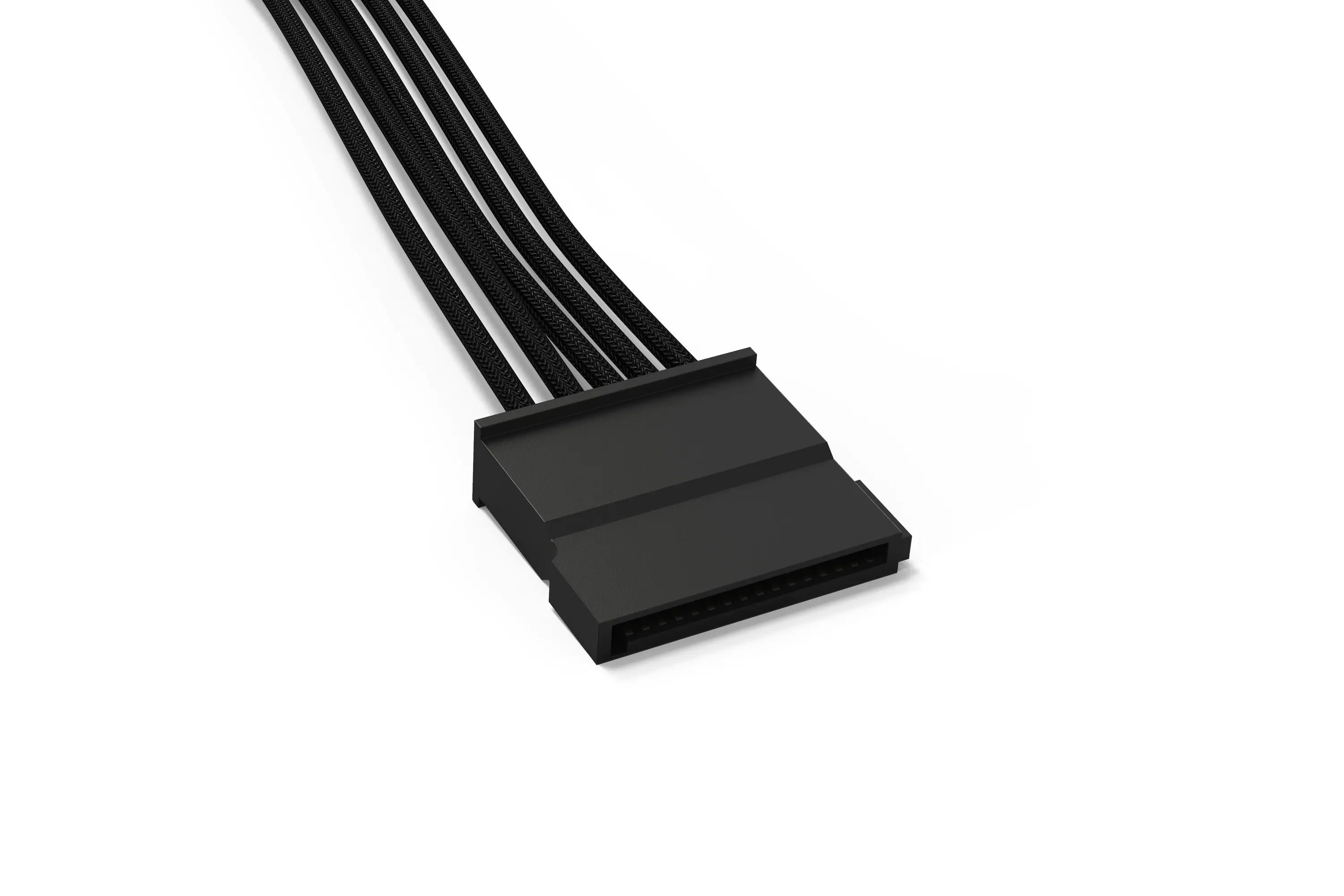 be quiet! S-ATA POWER CABLE CS-3310 - Stromkabel - SATA-Stromstecker - 30 cm - Schwarz