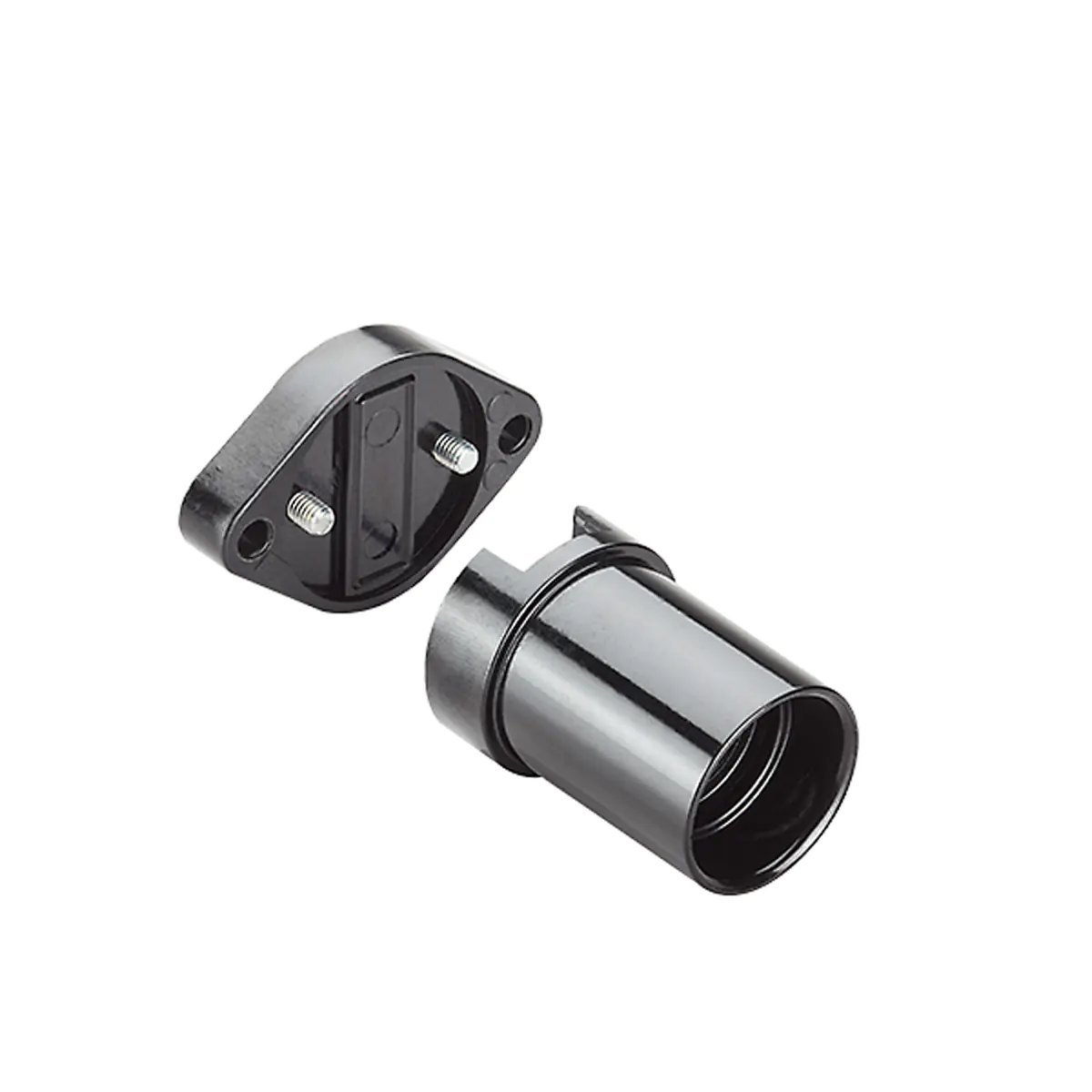 Bachmann - Glühbirnenfassung - E14 - Schwarz