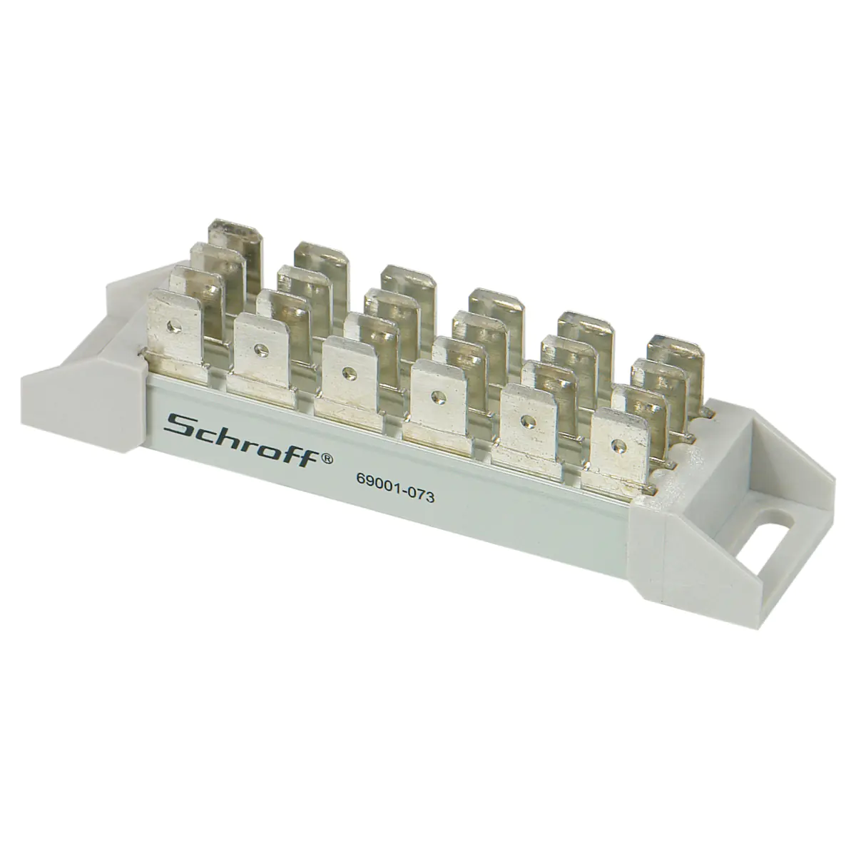 SCHROFF 69001073 19 Zoll Netzwerkschrank-Stromschiene - Stromschiene