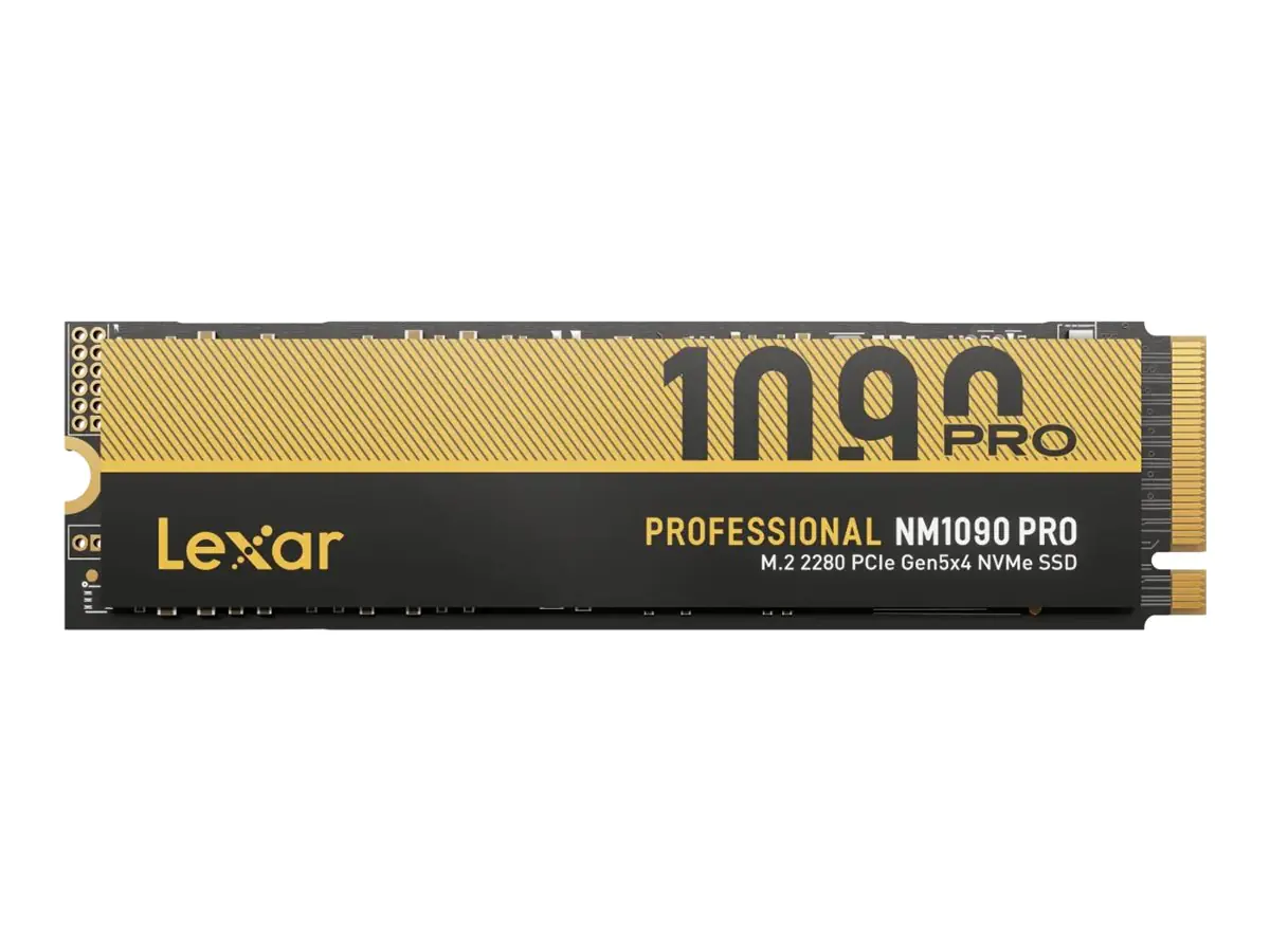 Lexar Professional NM1090 PRO - SSD - 2 TB - intern - M.2 2280 - PCI Express 5.0 x4 (NVMe) LNM109P002T-RNNNG
