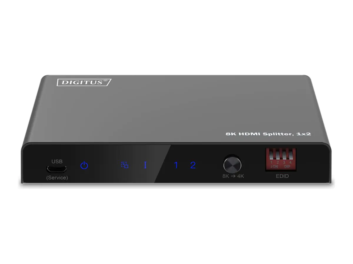 DIGITUS 8K HDMI Splitter, 1x2