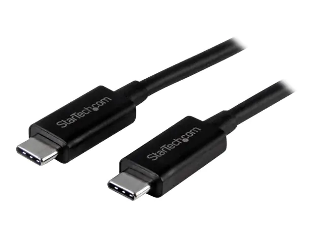 StarTech 1m USB 3.1 USB-C Kabel - USB 3.1 Anschlusskabel - USB-Kabel - 24 pin USB-C (M) zu 24 pin USB-C (M) - USB 3.1 - 1 m - Schwarz - für P/N: HB31C2A2CME, HB31C3A1CME, M2E1BRU31C, PEXUSB311AC3, SV211HDUC, SV221HUC4K