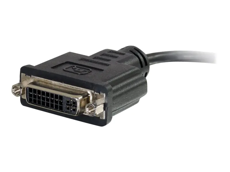 C2G HDMI to DVI-D Adapter - HDMI to Single Link DVI-D Converter - M/F - Videokonverter - HDMI - DVI - Schwarz