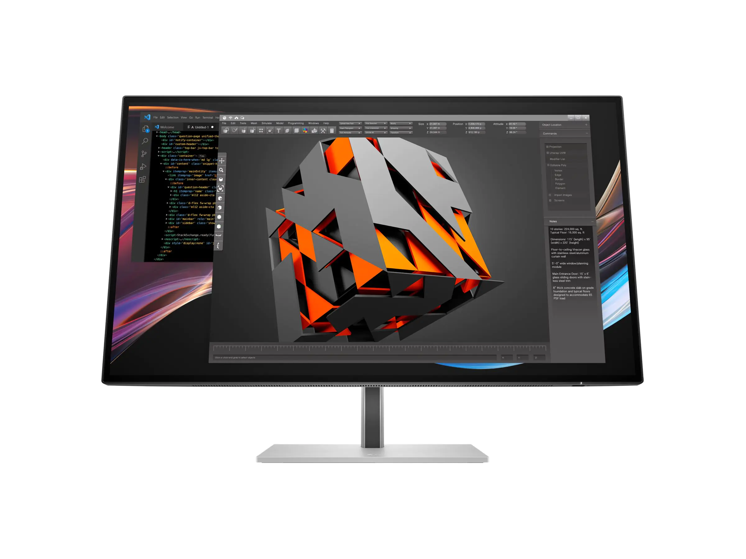 HP 727pk - Series 7 Pro - LED-Monitor - 68.6 cm (27") 8J9G2E9#ABB
