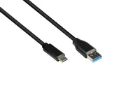 Good Connections GC 2831-AC005S - USB 3.1 Kabel A Stecker auf C Stecker schwarz 0.5