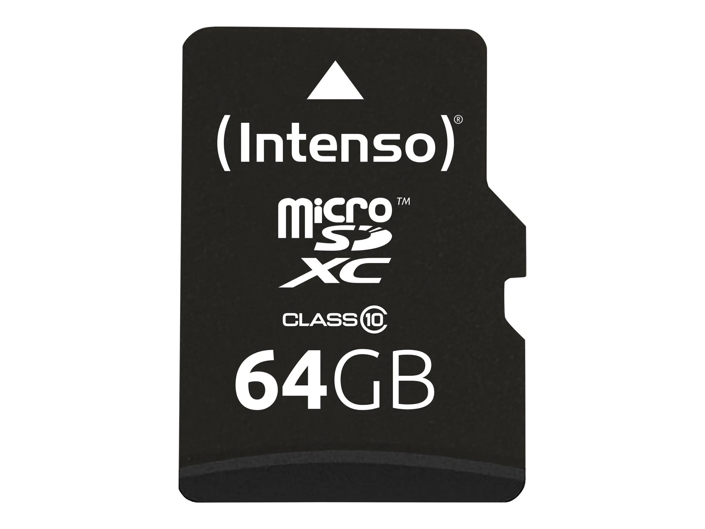 Intenso - Flash-Speicherkarte (microSDXC-an-SD-Adapter inbegriffen) - 64 GB - Class 10 - microSDXC