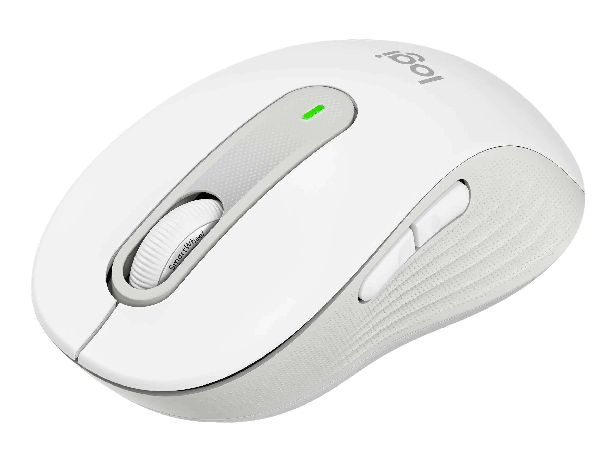 Logitech Signature M650 for Business - Maus - kabellos - 2.4 GHz, Bluetooth - Logitech Logi Bolt USB-Receiver - Off-White