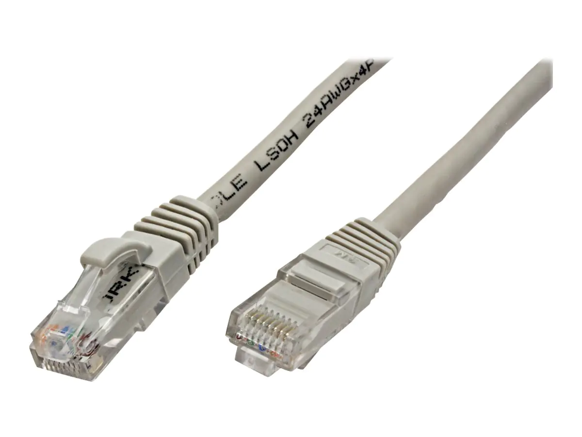 VALUE - Patch-Kabel - RJ-45 (M) zu RJ-45 (M) - 7 m - UTP - CAT 6 - halogenfrei, geformt, robust - Grau