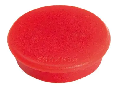 Franken GmbH FRANKEN - Magnet - 2,4 cm Durchmesser - Rot (Packung mit 10) HM20 01