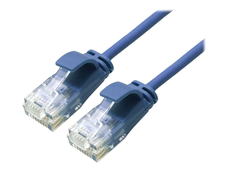 Roline - Patch-Kabel - RJ-45 (M) zu RJ-45 (M) - 5 m - UTP - CAT 6a - halogenfrei, geformt - Blau