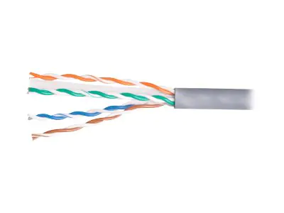 equip - Bulkkabel - 100 m - UTP - CAT 6 - halogenfrei, robust - Grau