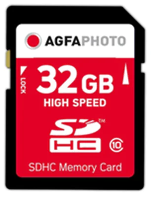 AgfaPhoto - Flash-Speicherkarte - 32 GB - Class 10 - SDHC