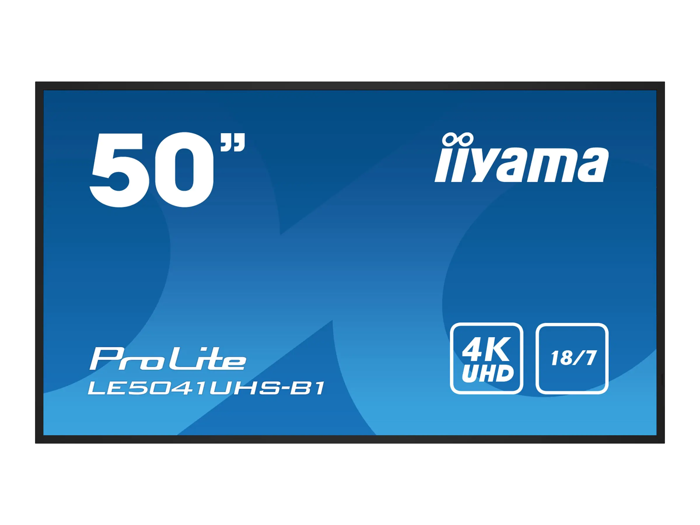 iiyama ProLite LE5041UHS-B1 - 127 cm (50") Diagonalklasse (125.7 cm (49.5") sichtbar) LCD-Display mit LED-Hintergrundbeleuchtung - Digital Signage - 4K UHD (2160p) 3840 x 2160 - Schwarz, Hochglanzoberfläche