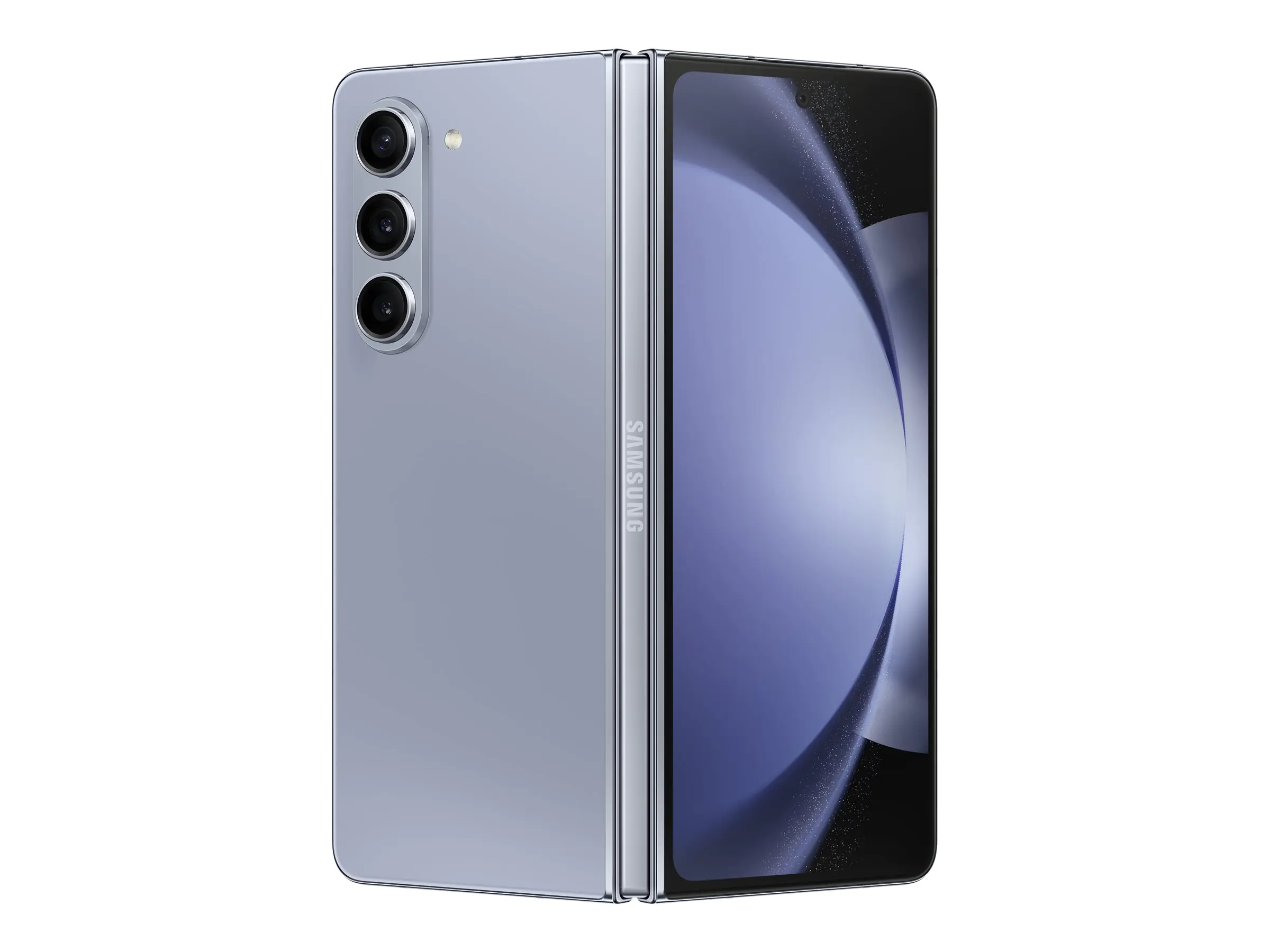 Samsung Galaxy Z Fold5 - 5G Smartphone - Dual-SIM - RAM 12 GB / Interner Speicher 512 GB - OLED-Display - 7.6" - 7.6" - 2176 x 1812 Pixel 2176 x 1812 Pixel (120 Hz) - Triple-Kamera 50 MP, 12 MP, 10 MP - 2x front cameras 10 MP, 4 MP - Icy Blue