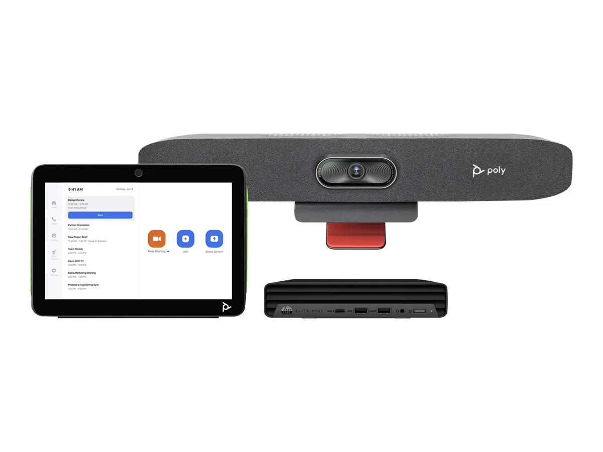 Poly HP Poly Studio Small Room Bundle - Für Zoom Rooms - Kit für Videokonferenzen (Poly TC10