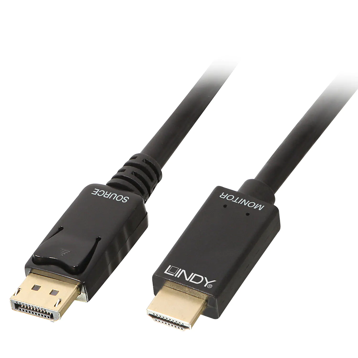 Lindy - Video- / Audiokabel - DisplayPort (M) eingerastet bis HDMI (M) - 50 cm - passiv, 4K Unterstützung