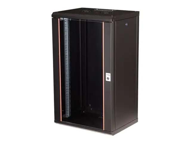 Equip Pro Mount - Schrank Netzwerkschrank - 600x450 mm, with glass door, removable and lockable panels, assembled - geeignet für Wandmontage - Tiefschwarz (RAL 9005) EPM-20-6045-B-CBAA