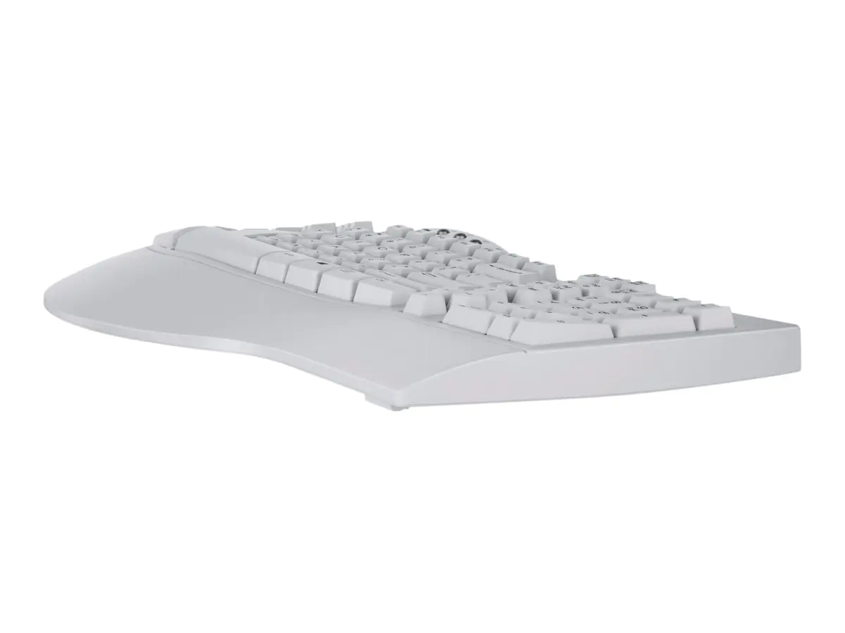 Perixx PERIBOARD-512 - Tastatur - USB - QWERTZ - Deutsch - weiß