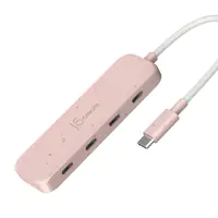 J5Create JCH345ER - Hub - umweltfreundlich, USB-C - 4 x USB-C 3.2 Gen 2 - Desktop