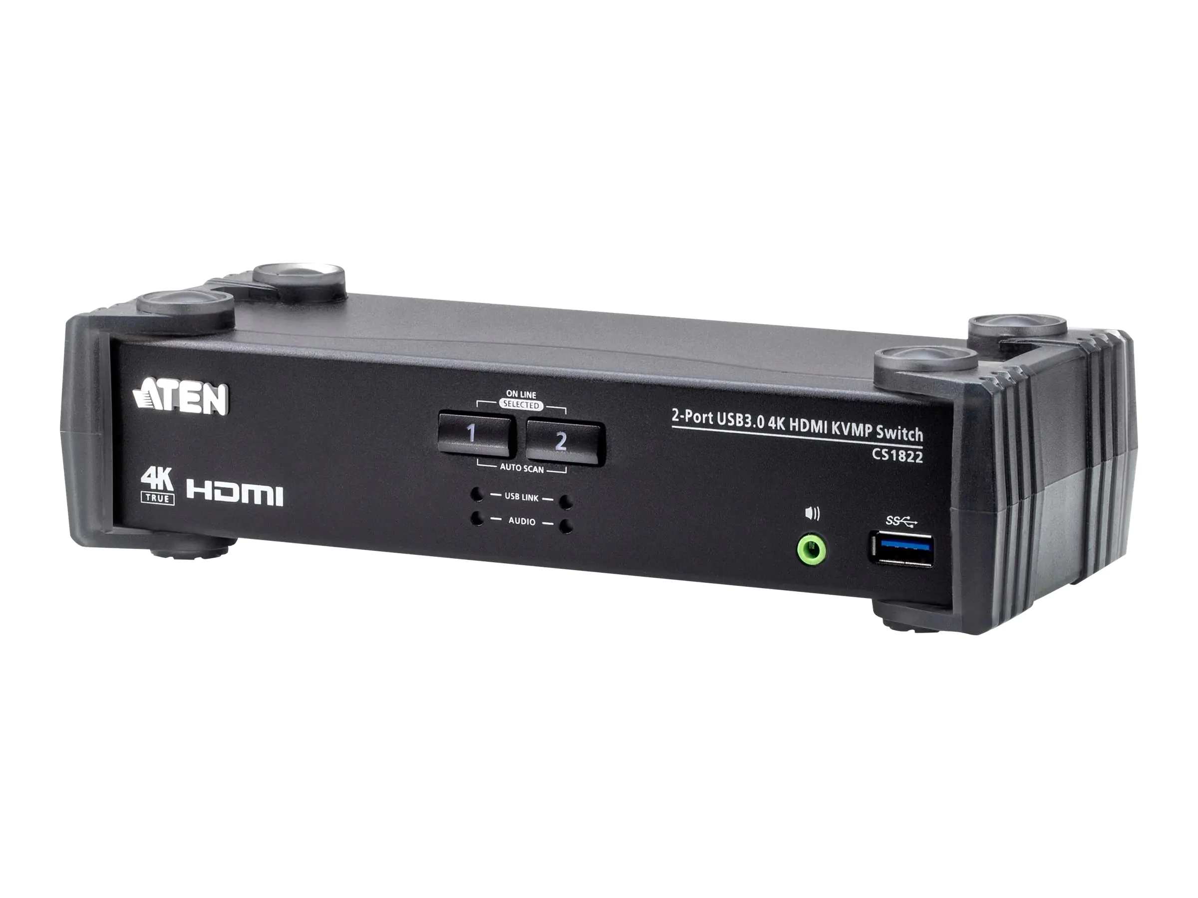 ATEN CS1822 KVMP Switch - KVM-/Audio-/USB-Switch - 2 x KVM/Audio/USB - 1 lokaler Benutzer - Desktop - für VanCryst VS182B