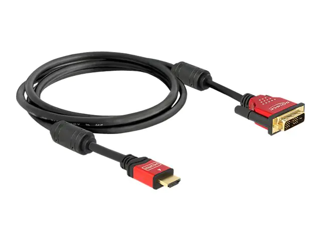 Delock - Adapterkabel - Single Link - HDMI männlich zu DVI-D männlich - 1.8 m