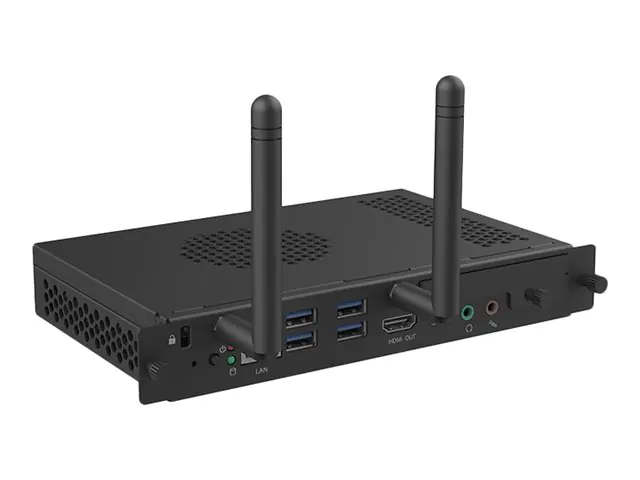 Avocor - Modulares digitales Beschilderungsgerät - 8 GB RAM - Intel Core i5 - SSD - 256 GB - Windows 11 Pro - 4K UHD (2160p) - 60 BpS - Schwarz