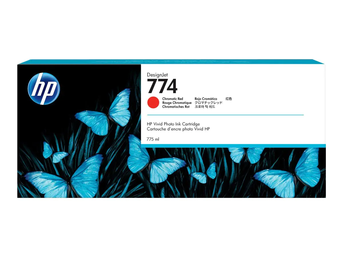 HP 774 - 775 ml - Chromatic Red - Original - DesignJet - Tintenpatrone - für DesignJet Z6610 Production, Z6810 Production