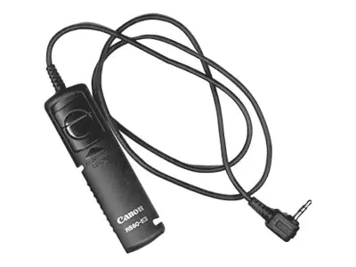 Canon RS-60E3 - Kamerafernbedienung - Kabel - für EOS 250, 850, 90, Kiss X10, Kiss X90, Rebel SL3, Rebel T7+, Rebel T8i, RP; PowerShot SX70