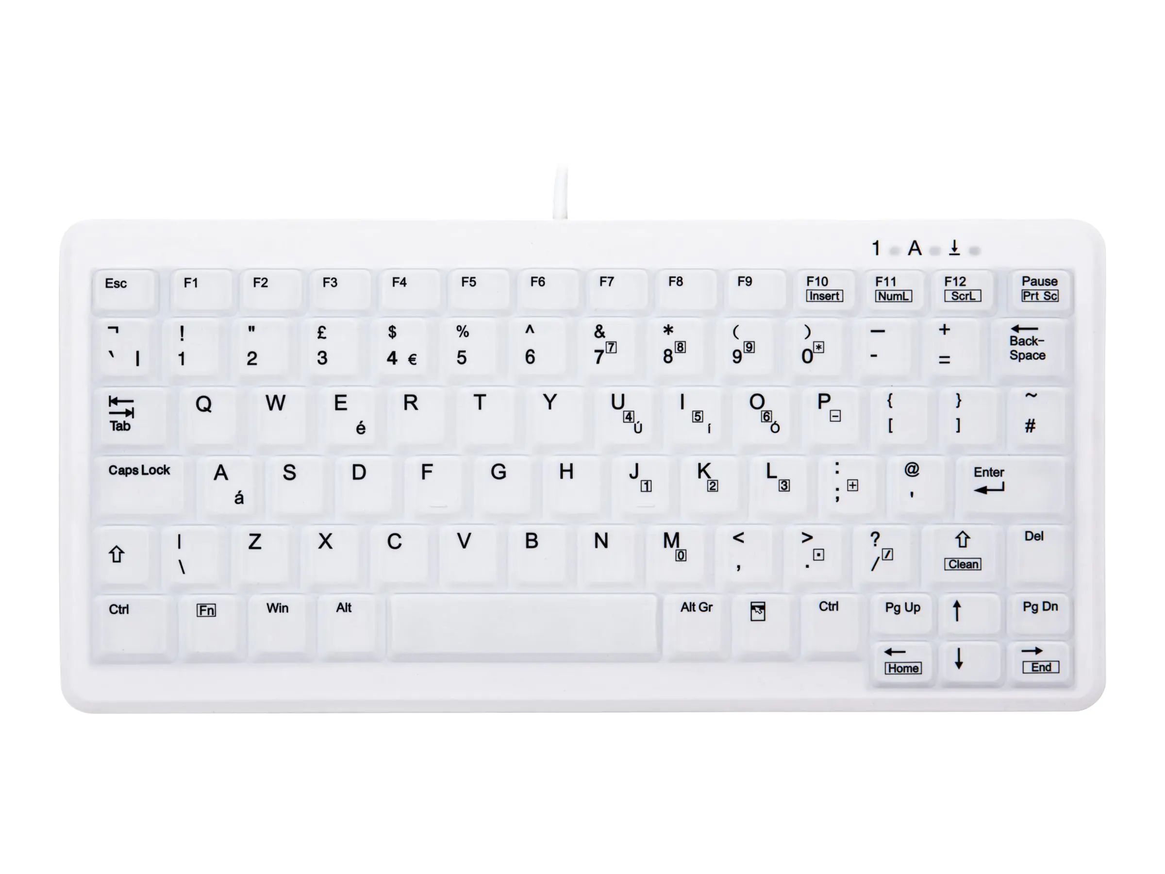 Active Key MedicalKey AK-C4110 - Tastatur - USB - GB - weiß
