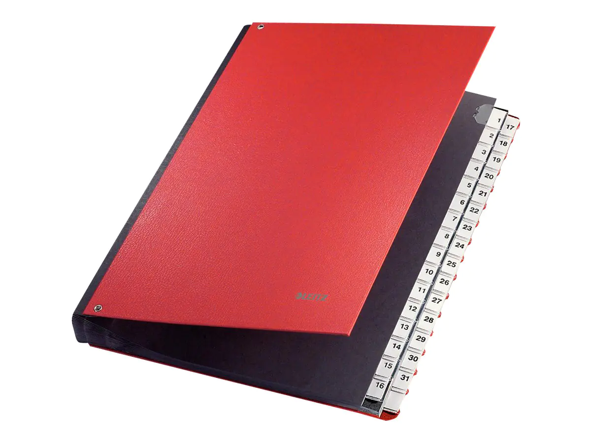 Esselte Leitz Gliederungsordner - 32 Fächer - 31 Teile - vorgedruckt: 1-31 - für A4 (210 x 297 mm) 5931-00-25