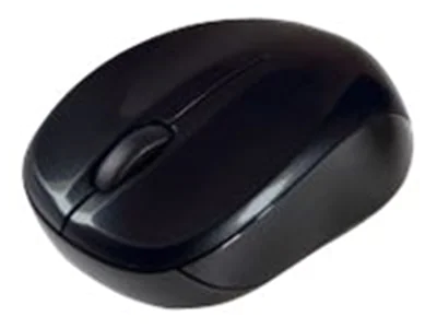Verbatim Wireless Mouse GO NANO - Maus - optisch - kabellos - RF - kabelloser Empfänger (USB) - Schwarz