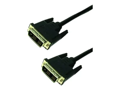 MediaRange - DVI-Kabel - DVI-D (M) zu DVI-D (M) - 3 m - Schwarz