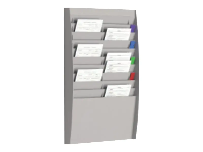 PAPERFLOW Wandprospekthalter - 20 Fächer - für A4 (210 x 297 mm) A4V2X10.02
