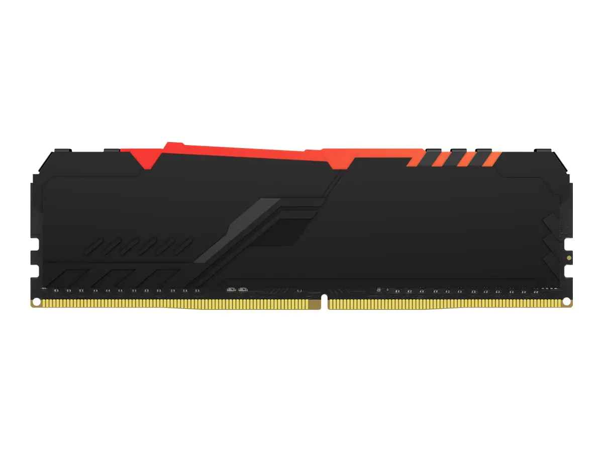 Kingston FURY Beast RGB - DDR4 - Kit - 64 GB: 4 x 16 GB - DIMM 288-PIN - 3200 MHz / PC4-25600 - CL16 - 1.35 V - ungepuffert - non-ECC - Schwarz