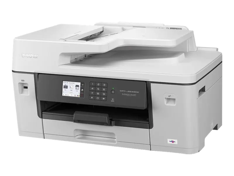 Brother MFC-J6540DWE - Multifunktionsdrucker - Farbe - Tintenstrahl - A3/Ledger (Medien) - bis zu 25 Seiten/Min. (Kopieren) - bis zu 28 Seiten/Min. (Drucken) - 250 Blatt - 33.6 Kbps - USB 2.0, LAN, Wi-Fi(n) - mit 4 Monate EcoPro-Abonnement