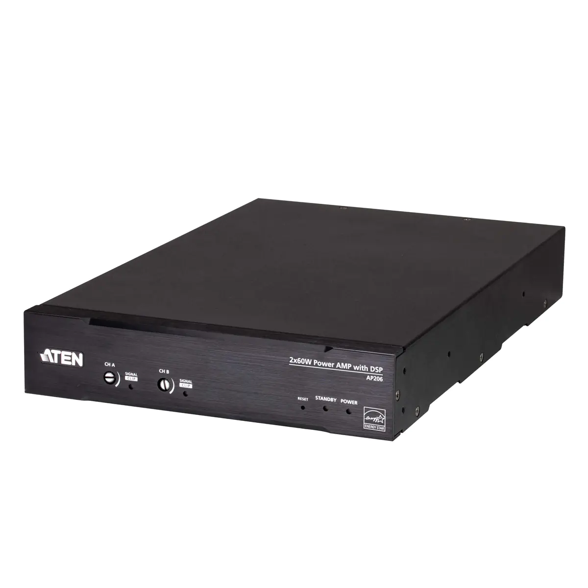 ATEN AP206 2 x 60W Leistungsverstärker mit DSP - KVM-Umschalter - RS-232